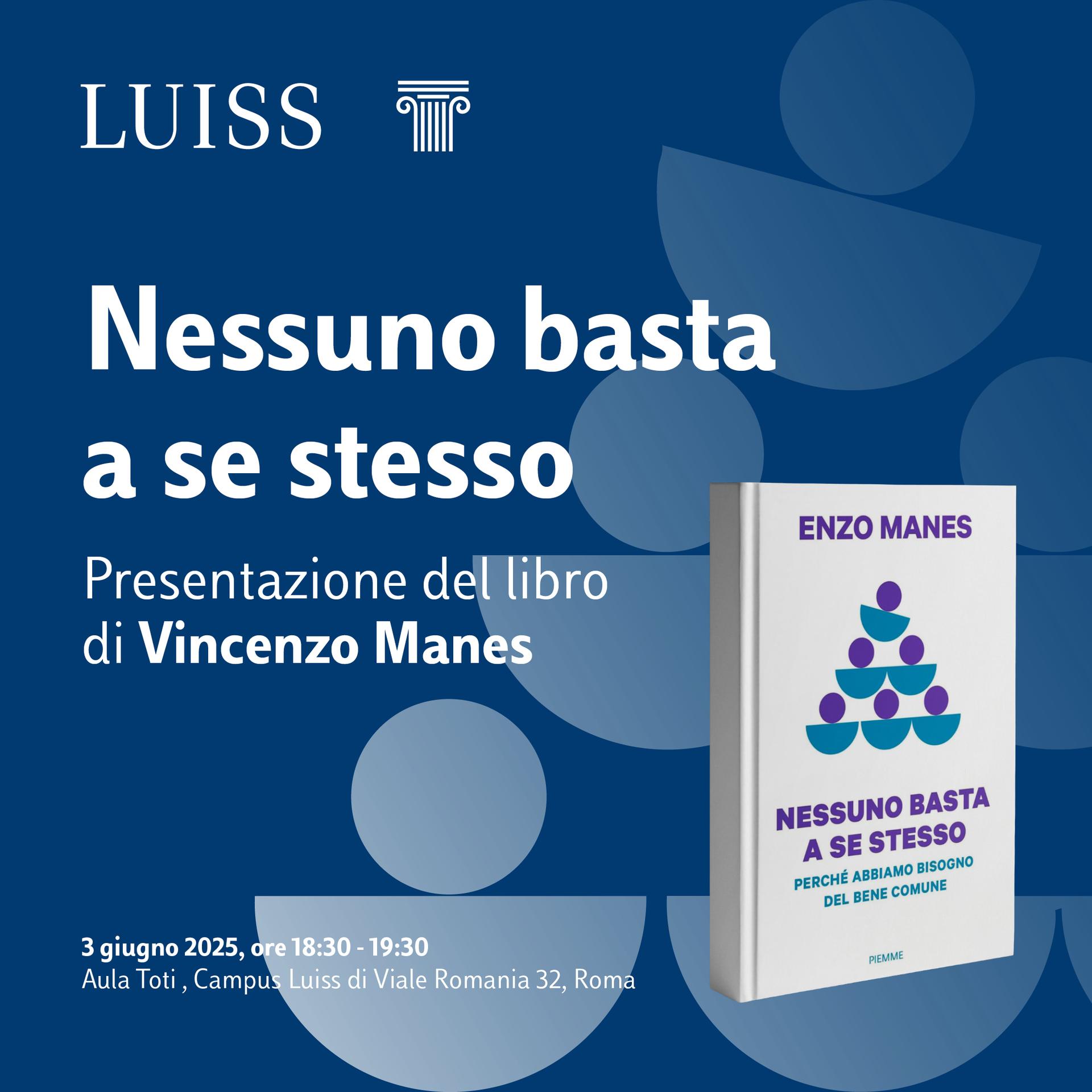 Presentazione del libro: "Nessuno basta a se stesso"
